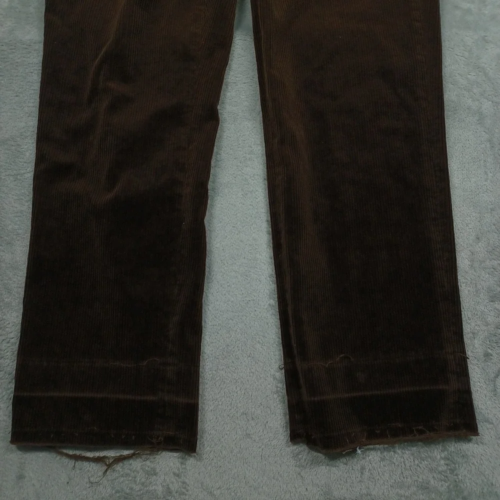 Vintage Polo Ralph Lauren Pants Mens 35x30‎ Brown Corduroy Preppy Pockets